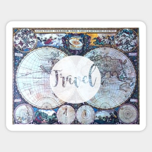 travel world map Sticker